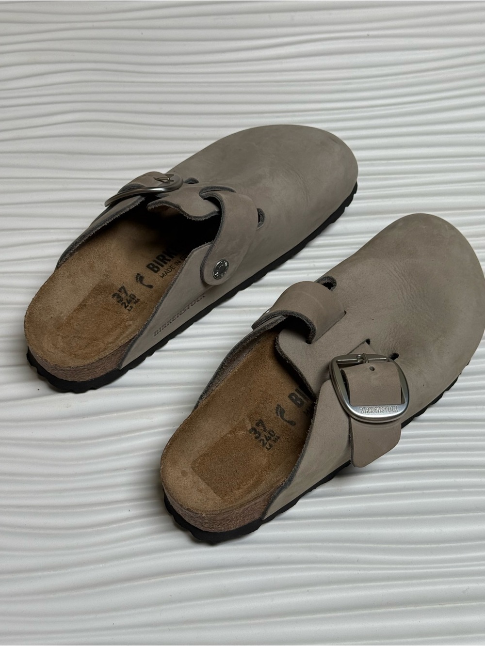 Birkenstock women Boston Clog — Taupe Gray size 6-6.5 women - Picture 7 of 9